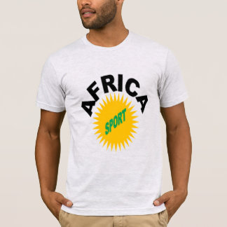 T-shirt jersey gris cendré homme  AFRICA  SPORT Tシャツ