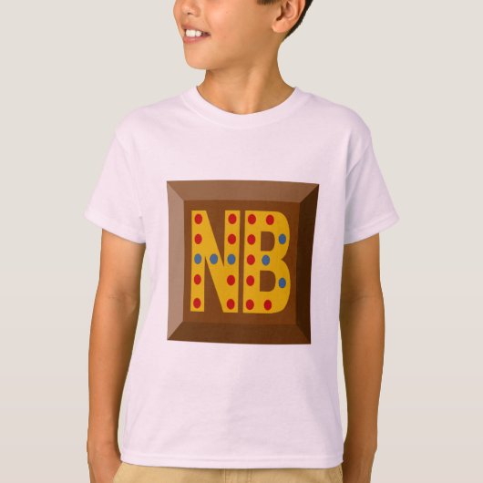 T-shirt jersey  Nouveau-Brunswick CHOCOLAT BONBONS Tシャツ (正面)