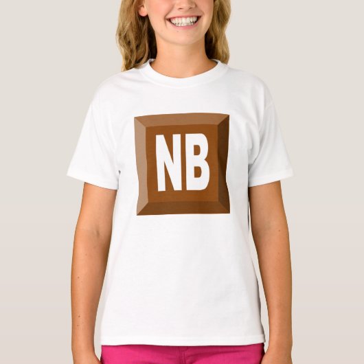 T-shirt jersey    Nouveau-Brunswick  CHOCOLAT Tシャツ (正面)