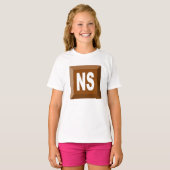 T-shirt jersey  Nouvelle-Écosse  CHOCOLAT Tシャツ (正面フル)