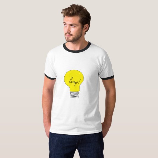t shirt lamp cute4 tシャツ (正面フル)