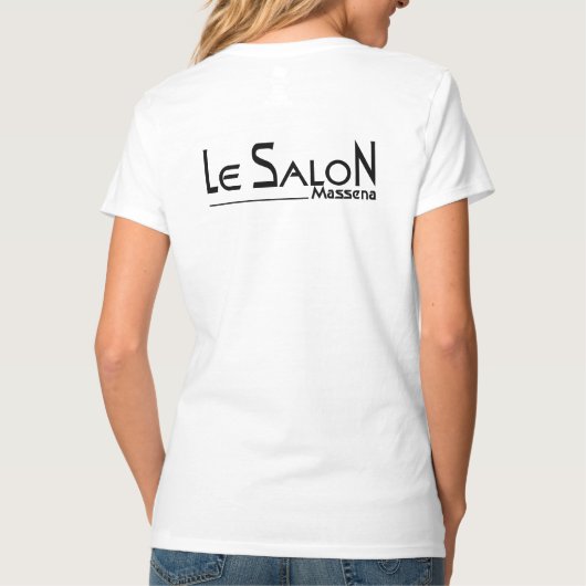 T-Shirt LeSalonMassena Femme Tシャツ (裏面)