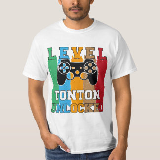 T-shirt Level Tonton Unlocked Design Wht Tシャツ
