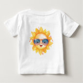 T-shirt Little Explorer ベビーTシャツ (裏面)