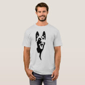 t-shirt logo malinois tête tシャツ (正面フル)