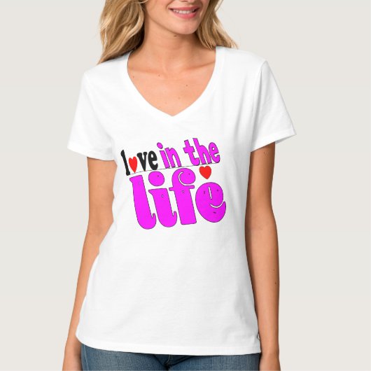 T-shirt love in the life tシャツ (正面)