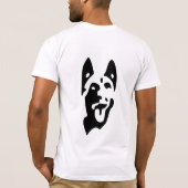 T-shirt malinois saut tシャツ (裏面)