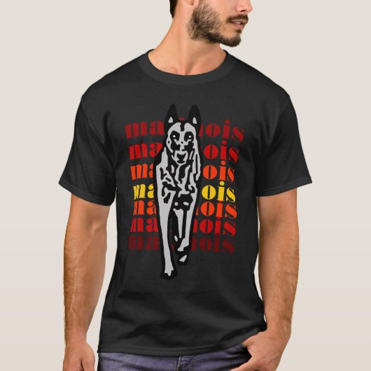 t-shirt malinois tシャツ (正面)