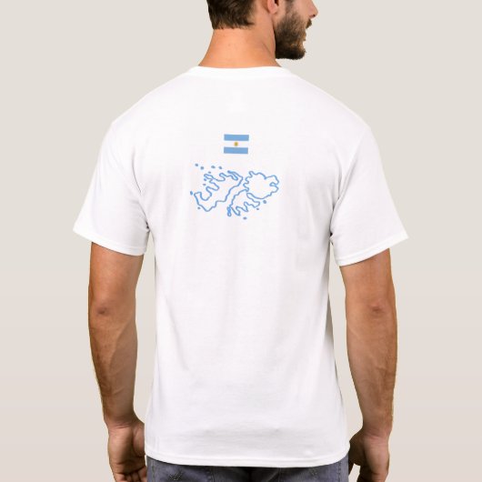 T-shirt Malvinas Argentinas Tシャツ (裏面)
