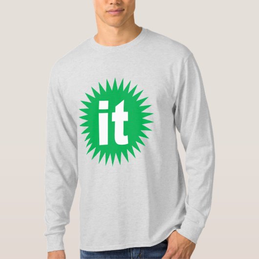 T-shirt manches longues cendre homme SOLEIL ITALIE Tシャツ (正面)