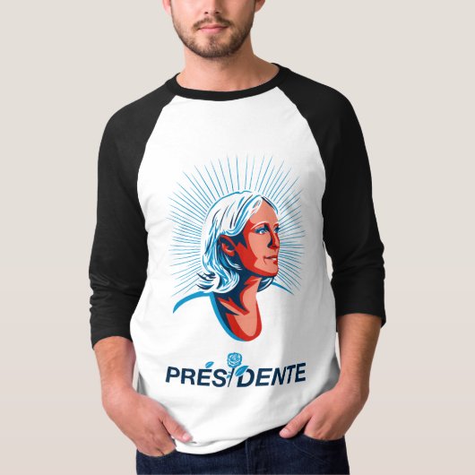 T-SHIRT MARINE LE PEN PRÉSIDENTE Tシャツ (正面)