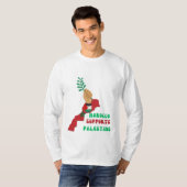 T-shirt-maroc-soutient-paix-palestine Tシャツ (正面フル)