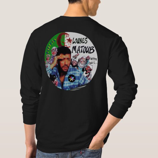 T-shirt Matoub Lounès Tシャツ (裏面)