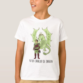 T-shirt MC "Futur cavalier de Dragon" Tシャツ