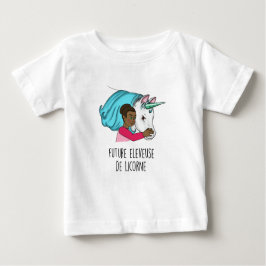 T-shirt MC "Future éleveuse de Licorne" ベビーTシャツ