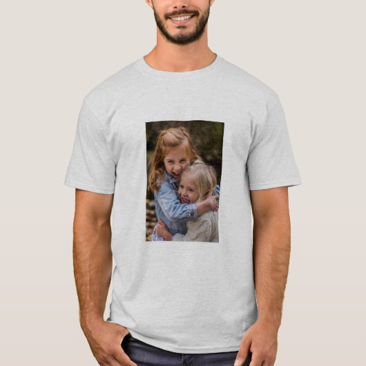 t-shirt met eigen foto tシャツ (正面)