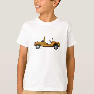 T-shirt met oranje Citroën Mehari Tシャツ