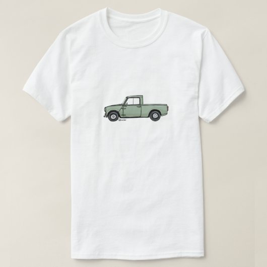 T-shirt met vintage MINI Pickup Tシャツ (デザイン正面)