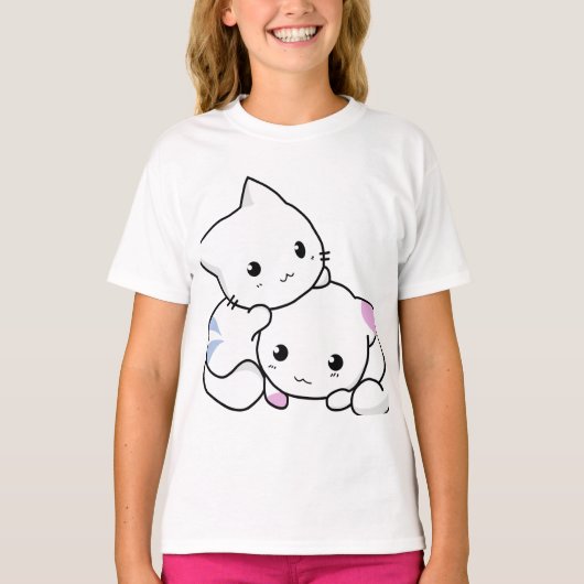T-shirt Mignons Fille  Tシャツ (正面)