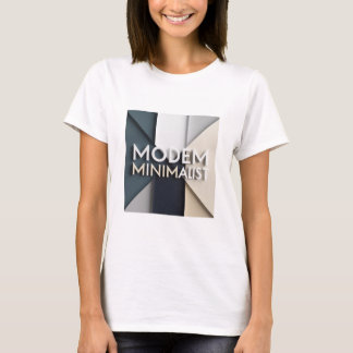 T-shirt Modem Minimalist Tシャツ