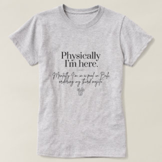 T-shirt Mojito in a pool Tシャツ
