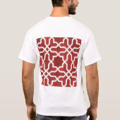 T-shirt Mosaïque andalouse rouge ALHAMBRA Tシャツ (裏面)