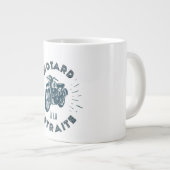 T-shirt Motard à la retraite ジャンボコーヒーマグカップ (正面右)