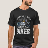 T-shirt Motard Biker Tシャツ (正面)