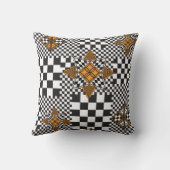 T-SHIRT MOTIF KABYLE AMAZIGH SYMBOLE DES BERBERES クッション (裏面)