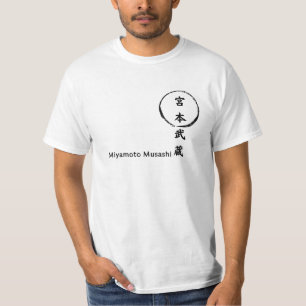 T shirt Musashi C Black N POB Tシャツ