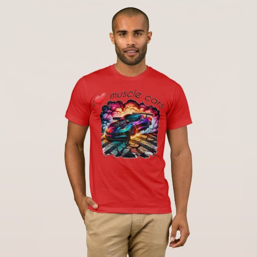 T-Shirt Muscle Car  Tシャツ (正面フル)