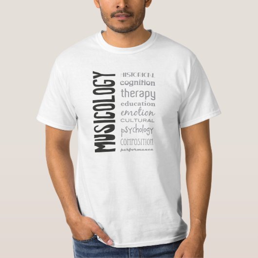 T-shirt - Musicology Tシャツ (正面)