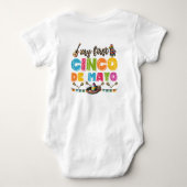 T-Shirt-My First Cinco de Mayo Baby Bodysuit ベビーボディスーツ (裏面)