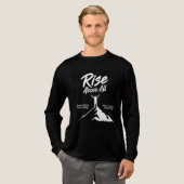 T_Shirt Never Settele , Stay Strong  トライブレンドＴシャツ (正面全体)