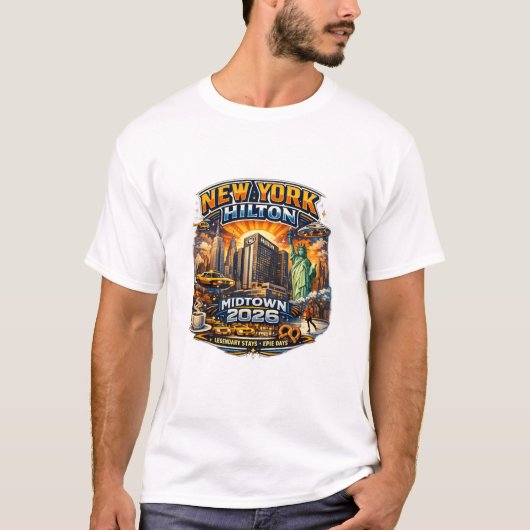 T-Shirt New York Hilton Midtown 2026 Tシャツ (正面)