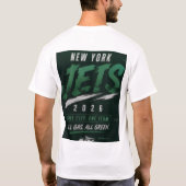T-Shirt NEW YORK JETS 2026 Tシャツ (裏面)