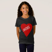 T-shirt noir jersey fin  AMOUR NOEL Tシャツ (正面フル)