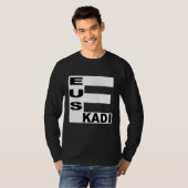 T-shirt noir  manches longues  EUSKADI Tシャツ (正面フル)