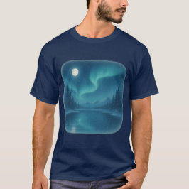 T-Shirt Northern Lights Scene Tシャツ