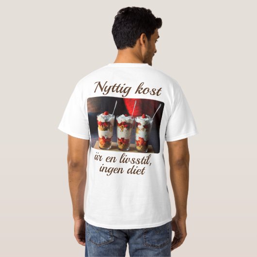 T-shirt — Nyttig kost Tシャツ (裏面フル)
