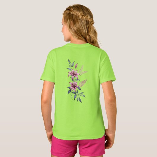 T shirt of light colour tシャツ (裏面フル)