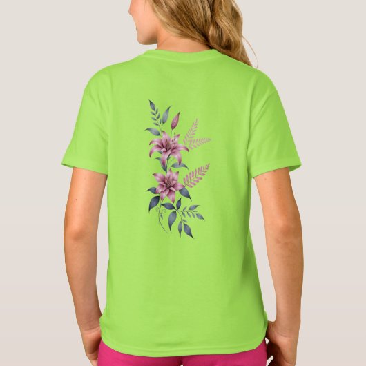 T shirt of light colour tシャツ (裏面)