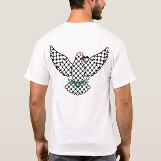 T-shirt oiseau géométrique noir et blanc – motif Tシャツ