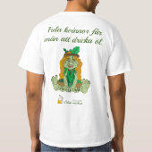 T-shirt — Ölens visdom Tシャツ (裏面)