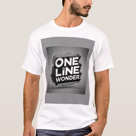 T-shirt One Line Wonder Tシャツ (正面)