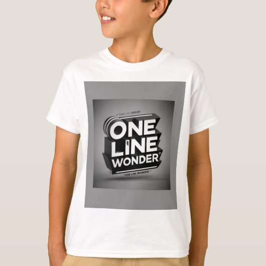 T-shirt One Line Wonder  Tシャツ (正面)