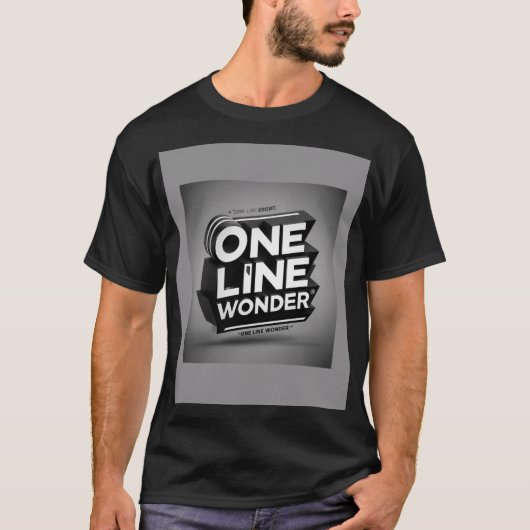 T-shirt One Line Wonder  Tシャツ (正面)