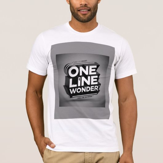 T-shirt One Line Wonder  Tシャツ (正面)