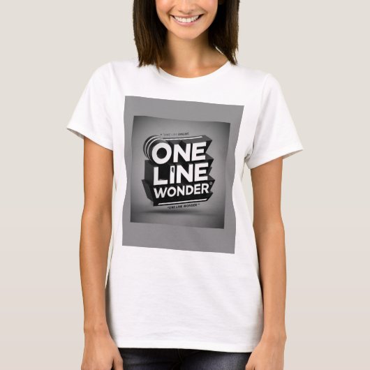 T-shirt One Line Wonder  Tシャツ (正面)