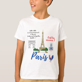 T-shirt Paris Tシャツ